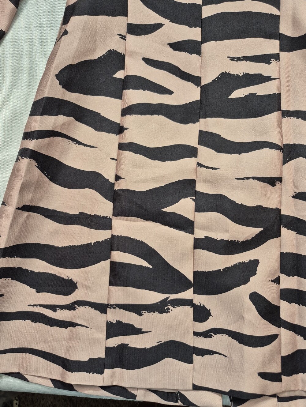 Ashro Women's Med Tiger Stripe Bell Sleeve Jacket Dress Lightly Lined  NWT $150 - Picture 15 of 16